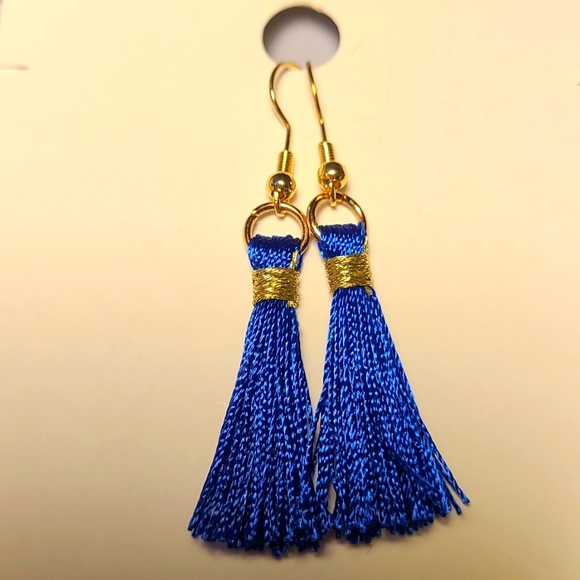 Colorful Handmade Tassle Earrings - Picture 2 of 9